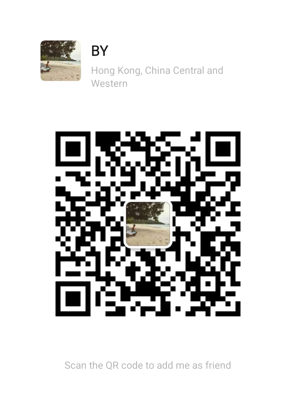 Scan with WeChat